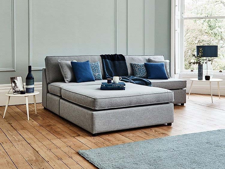 The Ablington 2 Modules Sofa + Ottoman