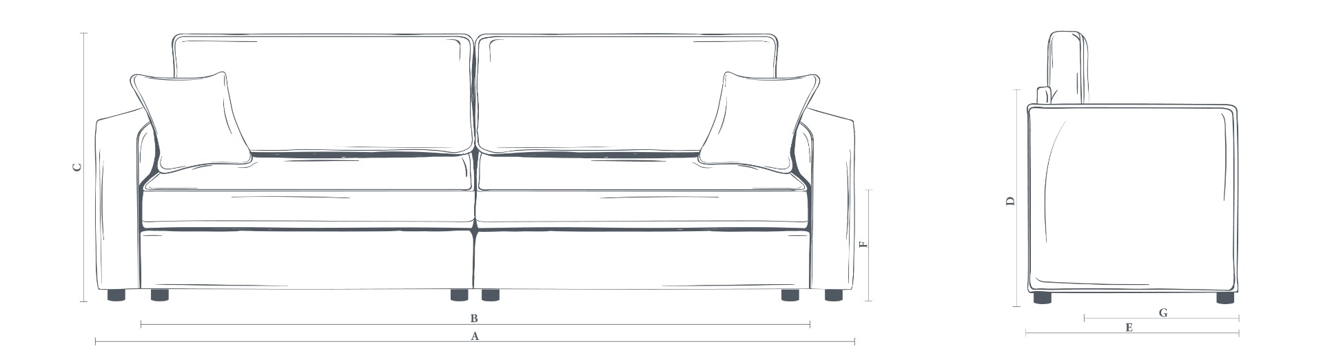 The Westbury 2 Modules Sofa